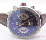 Tag Carrera Calibre 17 Stainless Steel Case W Brown Face / Brown Leather
